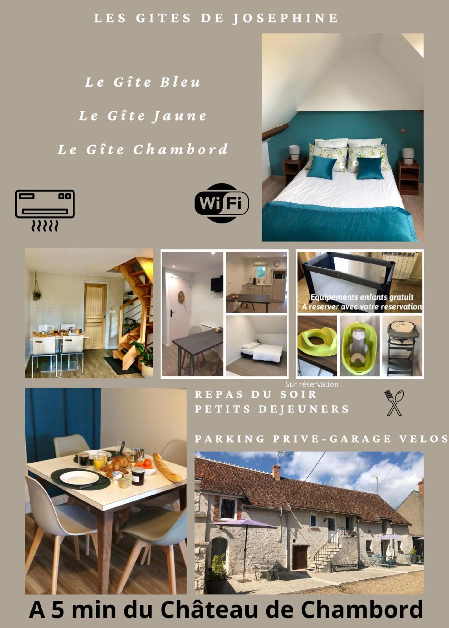 Les Gites De Josephine Proche Chambord Courbouzon  Exterior foto